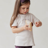 Organic Cotton Everyday Bike Short - Goldie Huckleberry Sparse Childrens Short from Jamie Kay USA