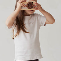 Organic Cotton Everyday Bike Short - Goldie Huckleberry Sparse Childrens Short from Jamie Kay USA