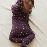 Organic Cotton Melanie Onepiece - Goldie Huckleberry Sparse Childrens Onepiece from Jamie Kay USA