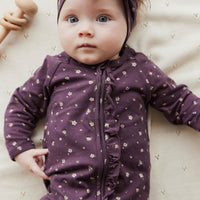 Organic Cotton Melanie Onepiece - Goldie Huckleberry Sparse Childrens Onepiece from Jamie Kay USA