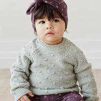 Organic Cotton Headband - Goldie Huckleberry Sparse Childrens Headband from Jamie Kay USA