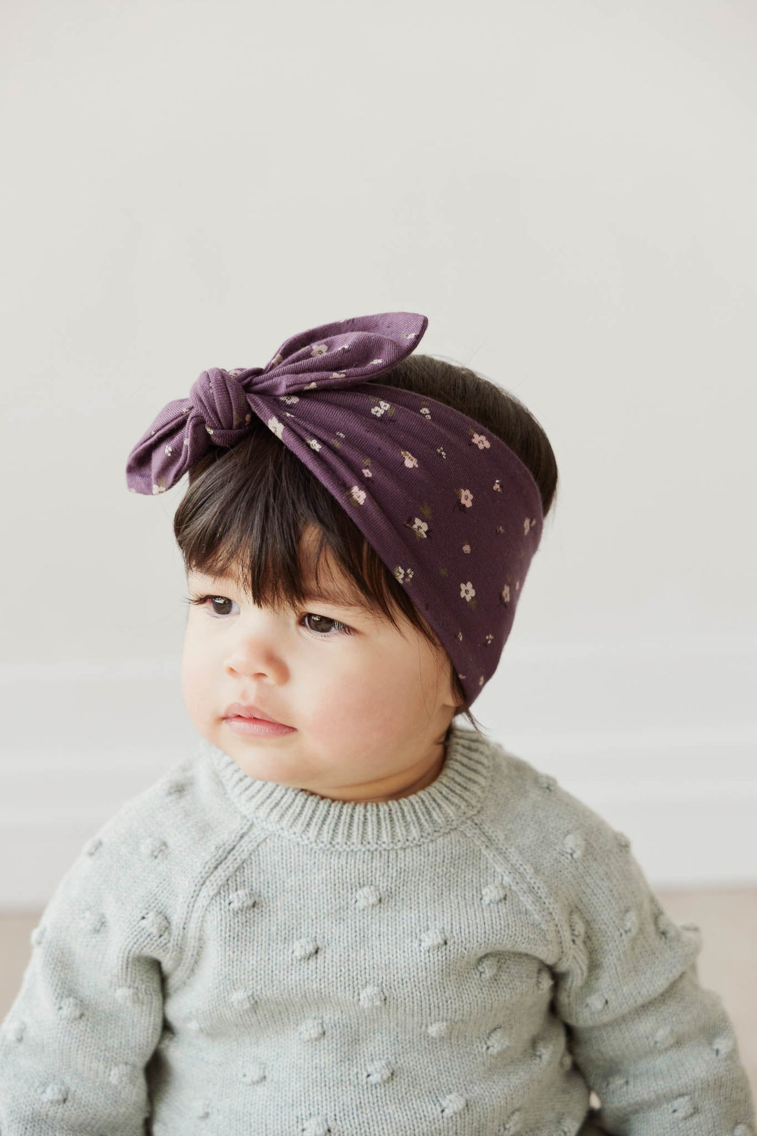 Organic Cotton Headband - Goldie Huckleberry Sparse Childrens Headband from Jamie Kay USA