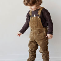 Pima Cotton Arnold Long Sleeve Top - Dark Chocolate Childrens Top from Jamie Kay USA