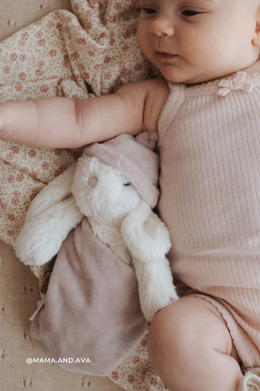 Snuggle Bunnies - Sleeping Penelope  - Blush Childrens Toy from Jamie Kay USA