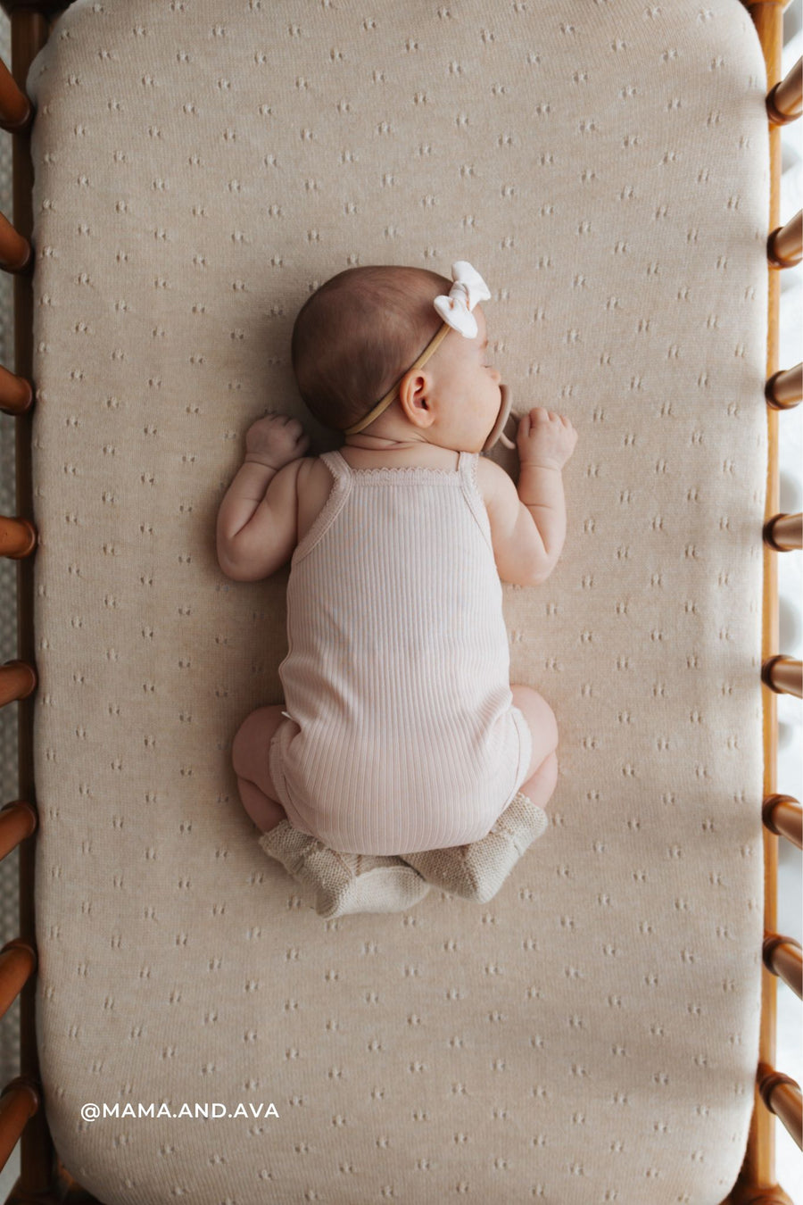 Organic Cotton Modal Singlet Bodysuit - Dainty Pink Childrens Bodysuit from Jamie Kay USA