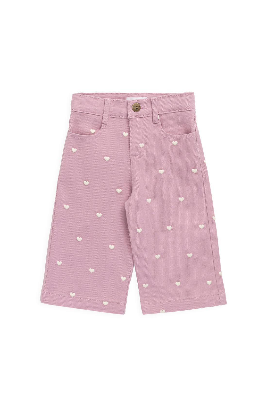 Astra Pant - Petite Heart Orchid Childrens Pant from Jamie Kay USA