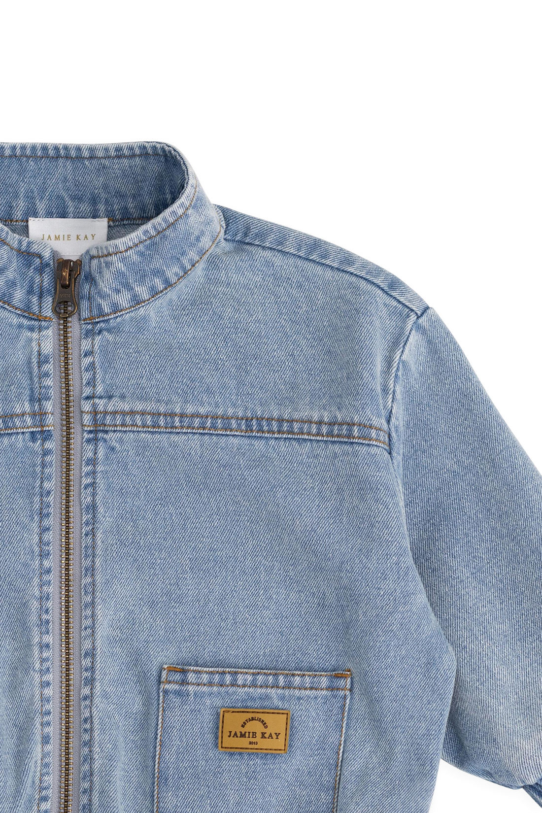 Murray Denim Jacket - Light Wash Childrens Jacket from Jamie Kay USA