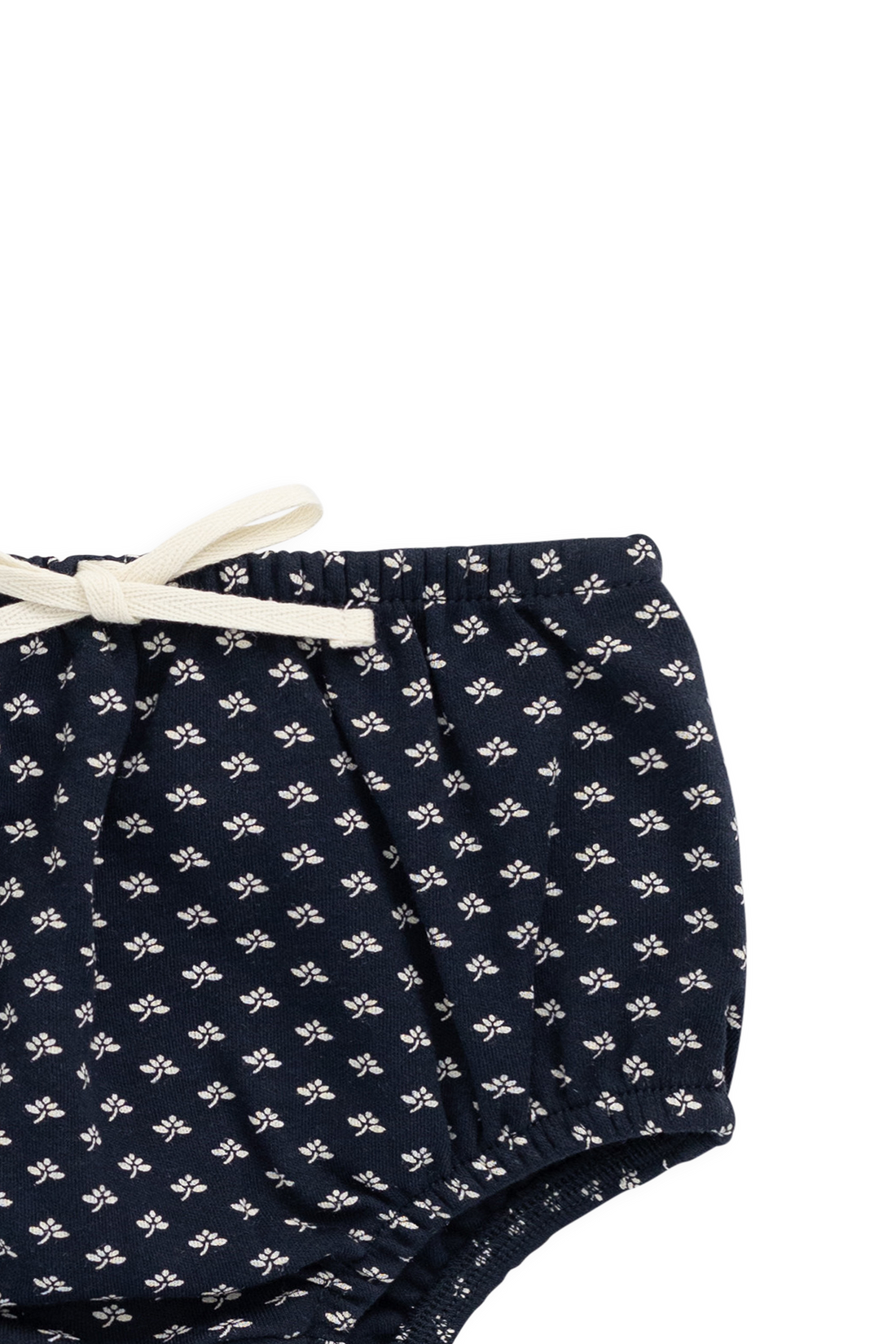 Organic Cotton Classic Bloomer - Lisa Petite Indigo Childrens Bloomer from Jamie Kay USA