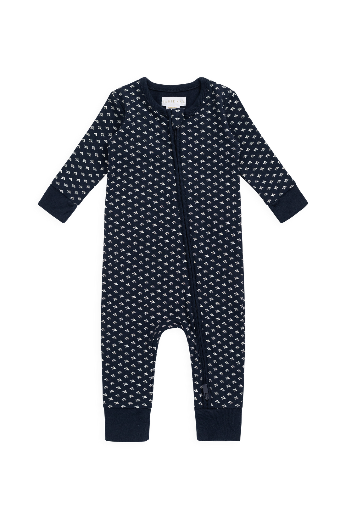 Organic Cotton Jude Onepiece - Lisa Petite Indigo Childrens Onepiece from Jamie Kay USA