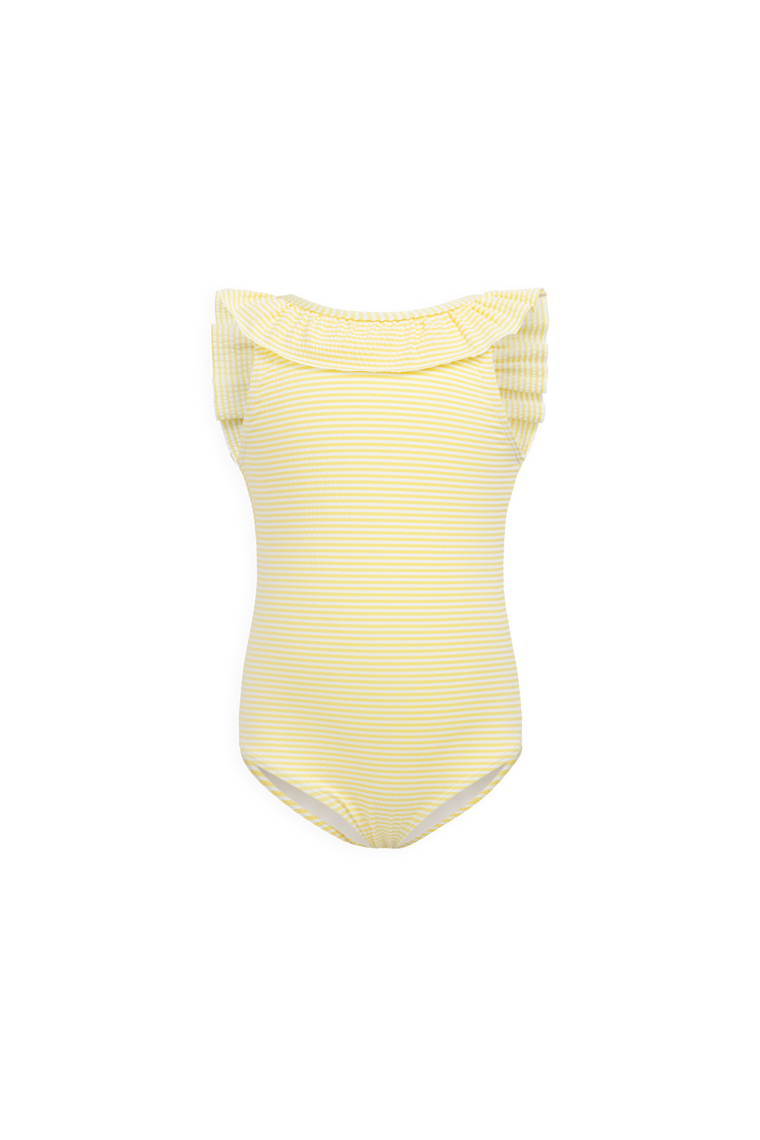 Emmeline Swimsuit - Camomile Stripe Childrens Swimwear from Jamie Kay USA