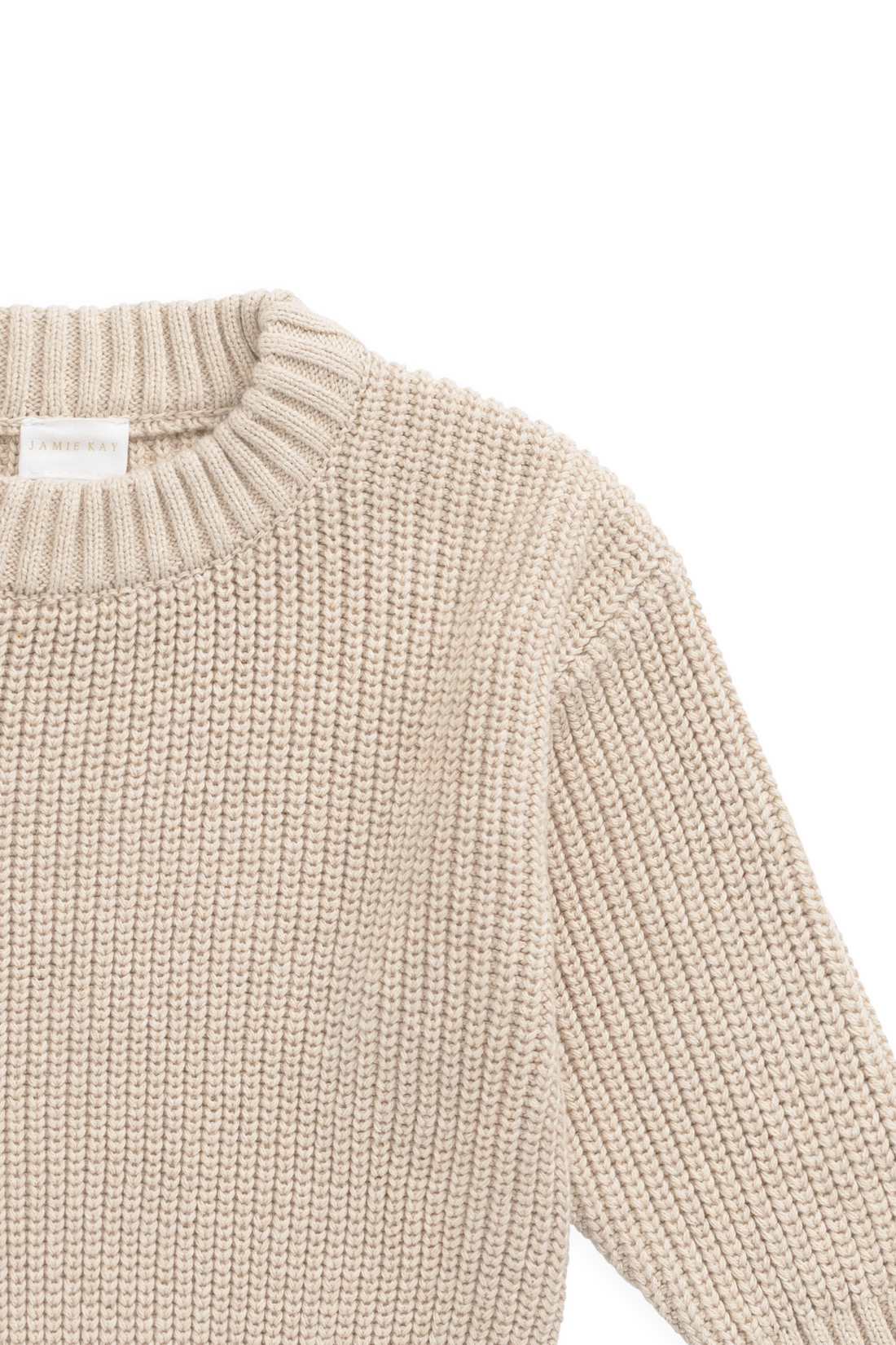 Johan Knit Jumper - Wheat Childrens Jumper from Jamie Kay USA