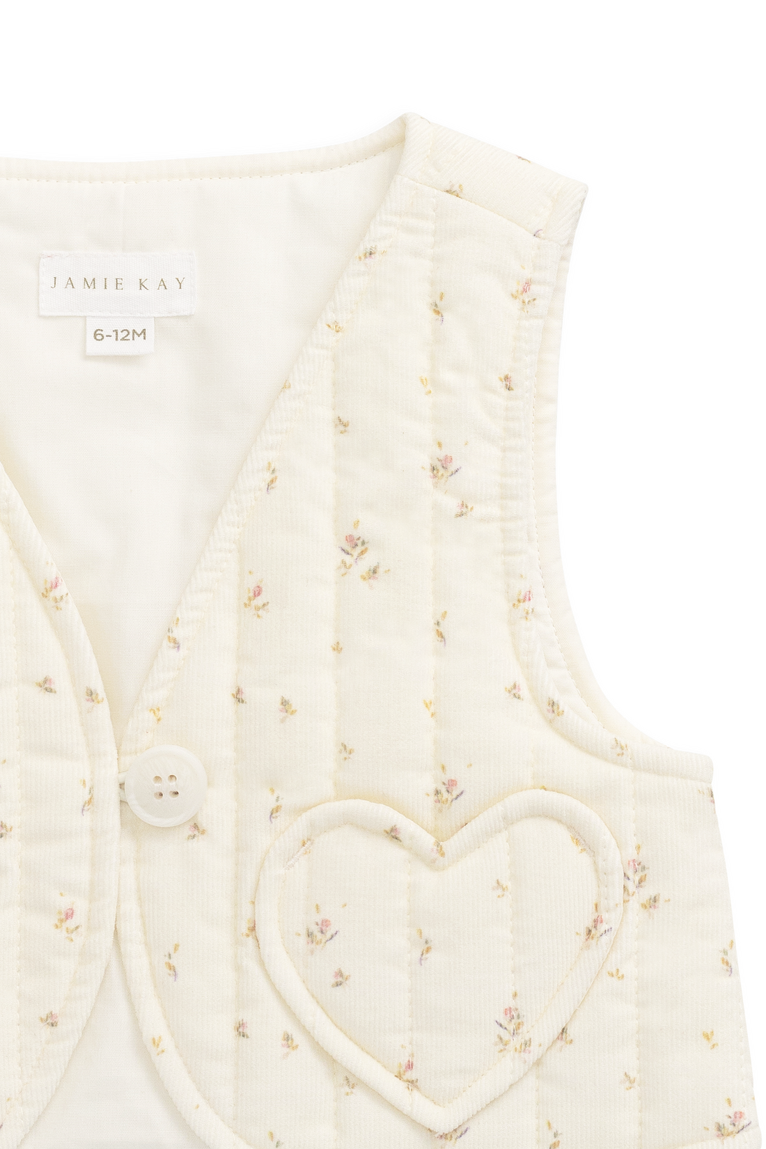 Londyn Pincord Vest - Dina Antique Childrens Vest from Jamie Kay USA
