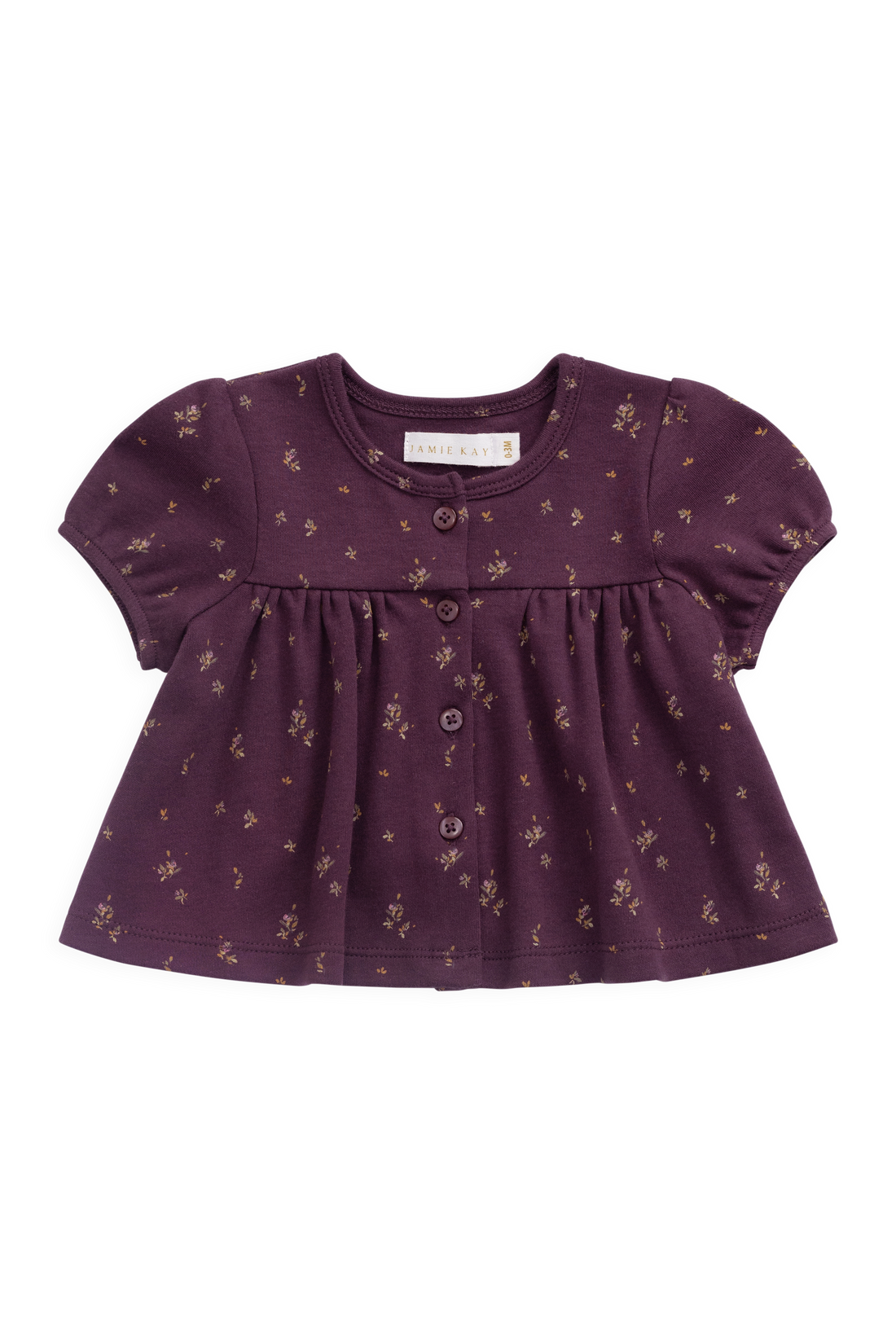 Organic Cotton Addie Top - Dina Fig Childrens Top from Jamie Kay USA