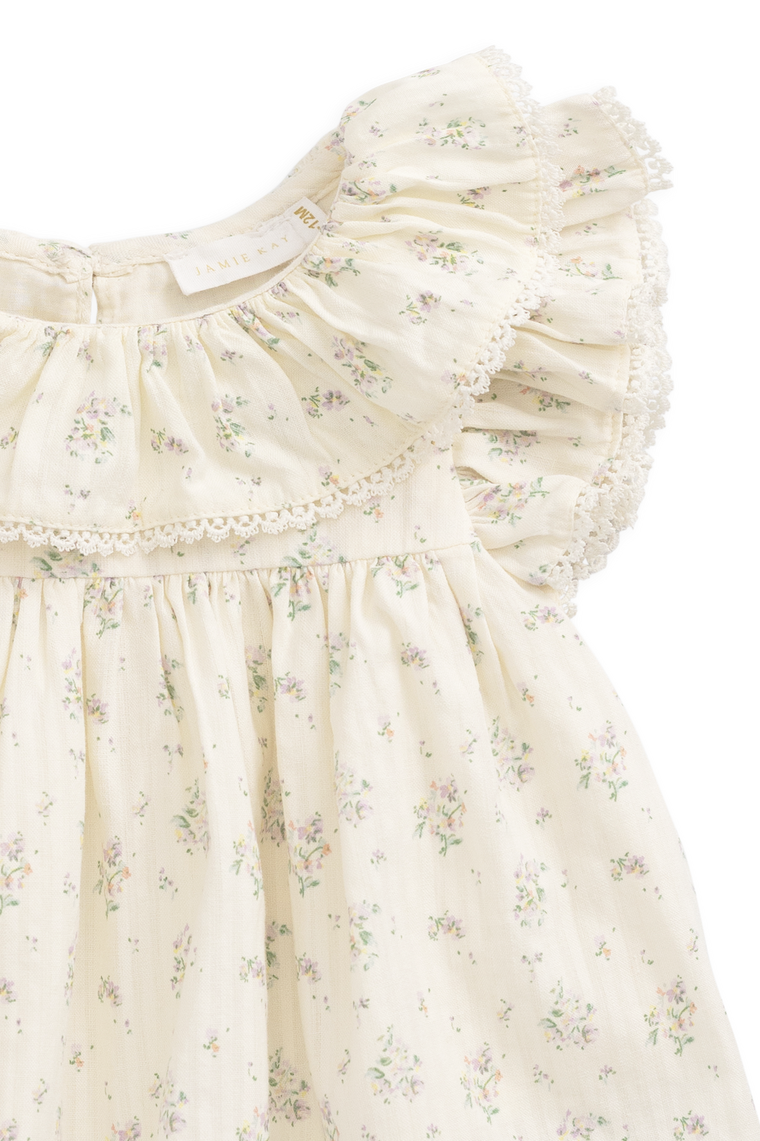 Organic Cotton Banks Blouse - Justine Orchid Childrens Top from Jamie Kay USA