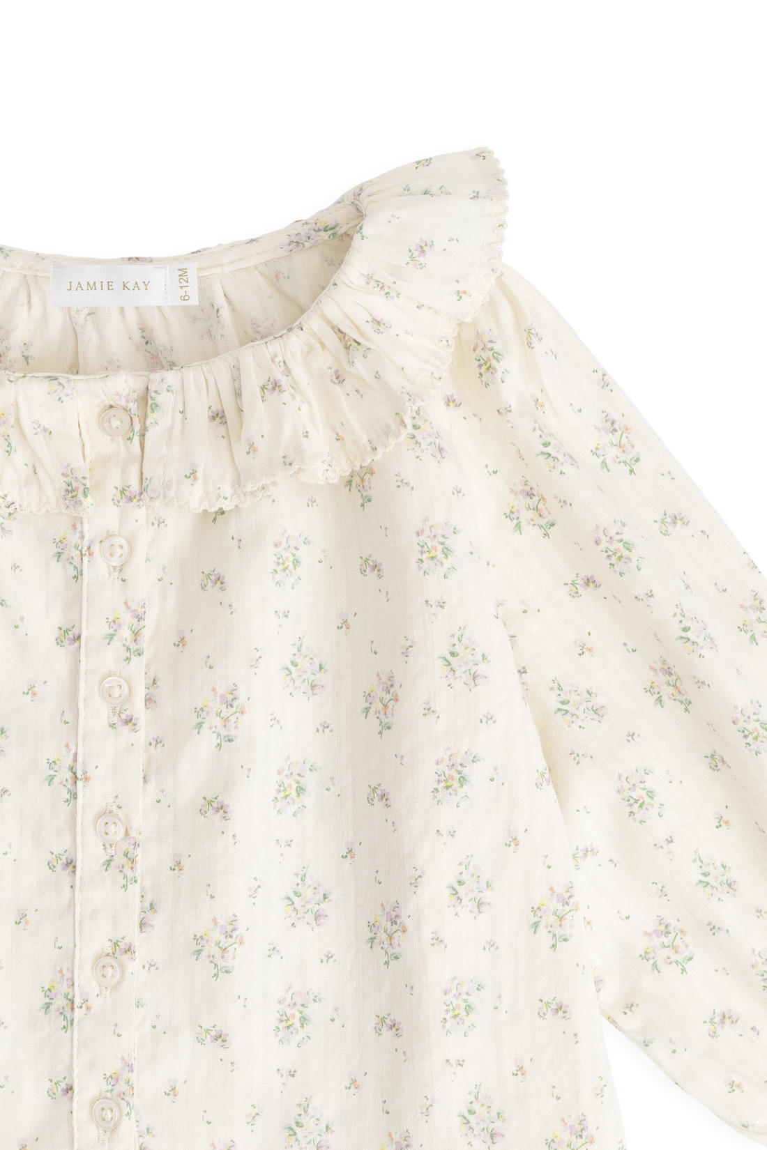 Organic Cotton Cecile Top - Justine Orchid Childrens Top from Jamie Kay USA