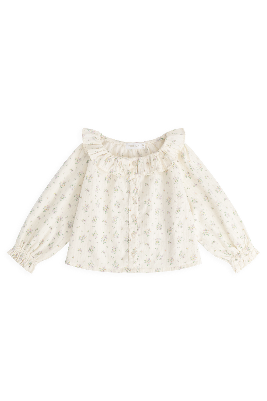 Organic Cotton Cecile Top - Justine Orchid Childrens Top from Jamie Kay USA