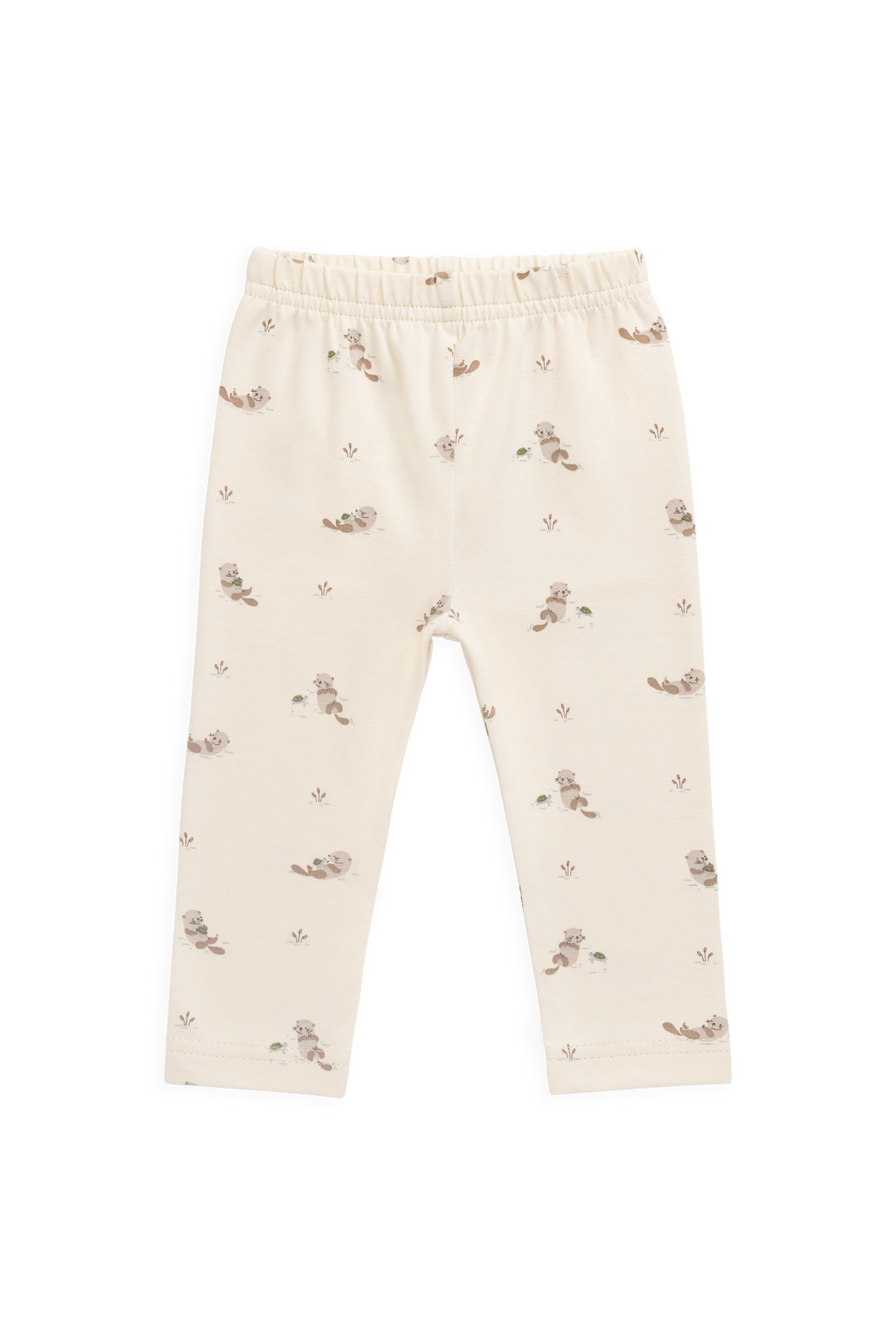 Organic Cotton Everyday Legging - Otter Buddies Tofu Childrens Legging from Jamie Kay USA