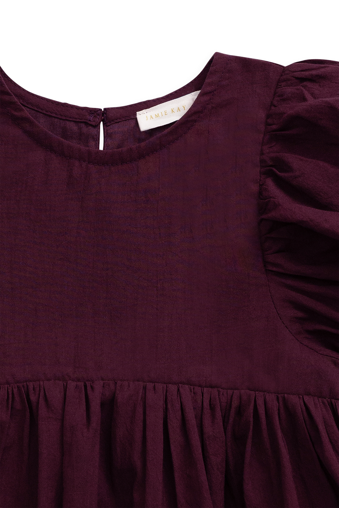 Organic Cotton Frannie Dress - Fig Childrens Dress from Jamie Kay USA