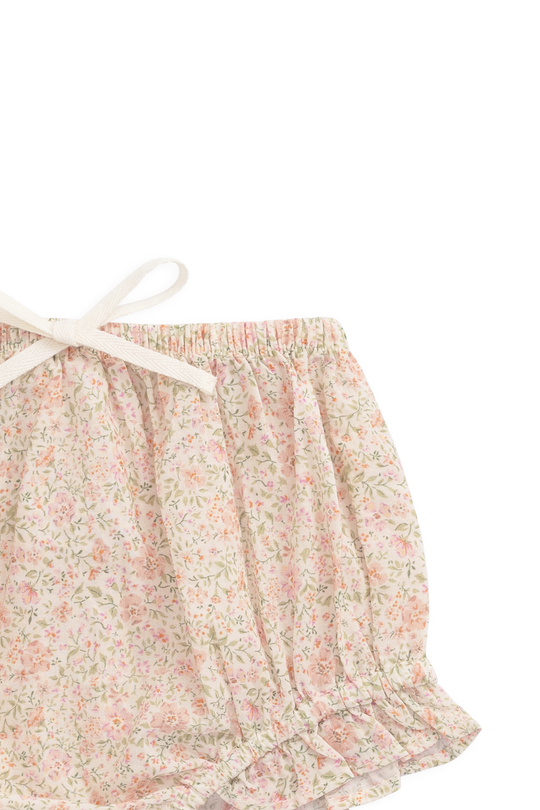 Organic Cotton Frill Bloomer - Flora Pink Childrens Bloomer from Jamie Kay USA