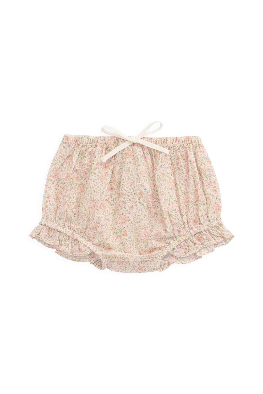 Organic Cotton Frill Bloomer - Flora Pink Childrens Bloomer from Jamie Kay USA