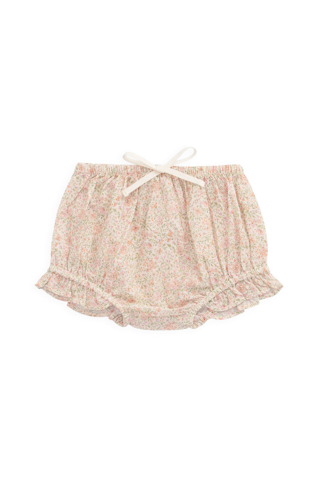Organic Cotton Frill Bloomer - Flora Pink Childrens Bloomer from Jamie Kay USA
