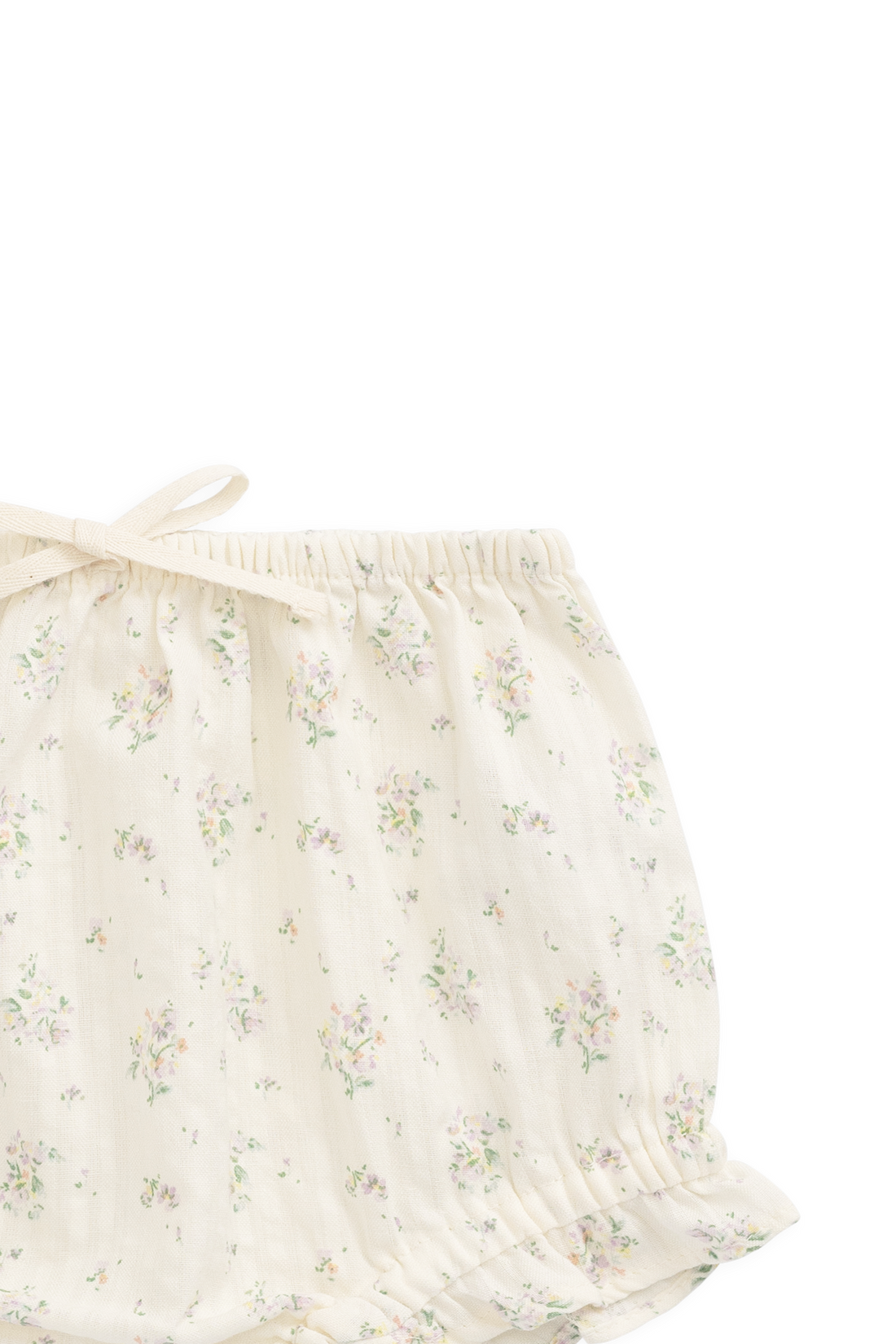 Organic Cotton Frill Bloomer - Justine Orchid Childrens Bloomer from Jamie Kay USA