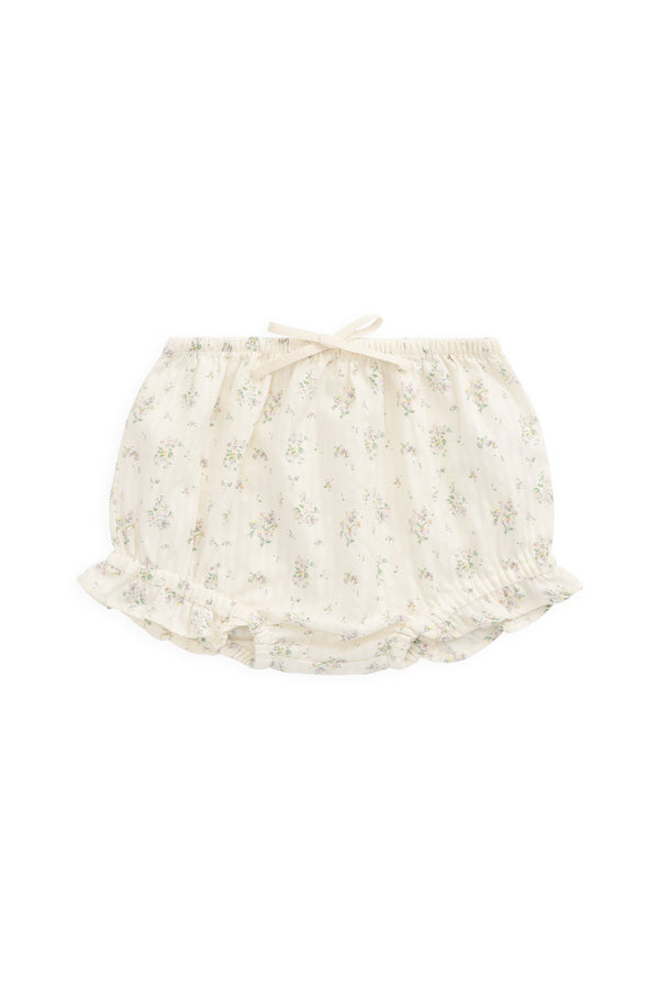 Organic Cotton Frill Bloomer - Justine Orchid Childrens Bloomer from Jamie Kay USA