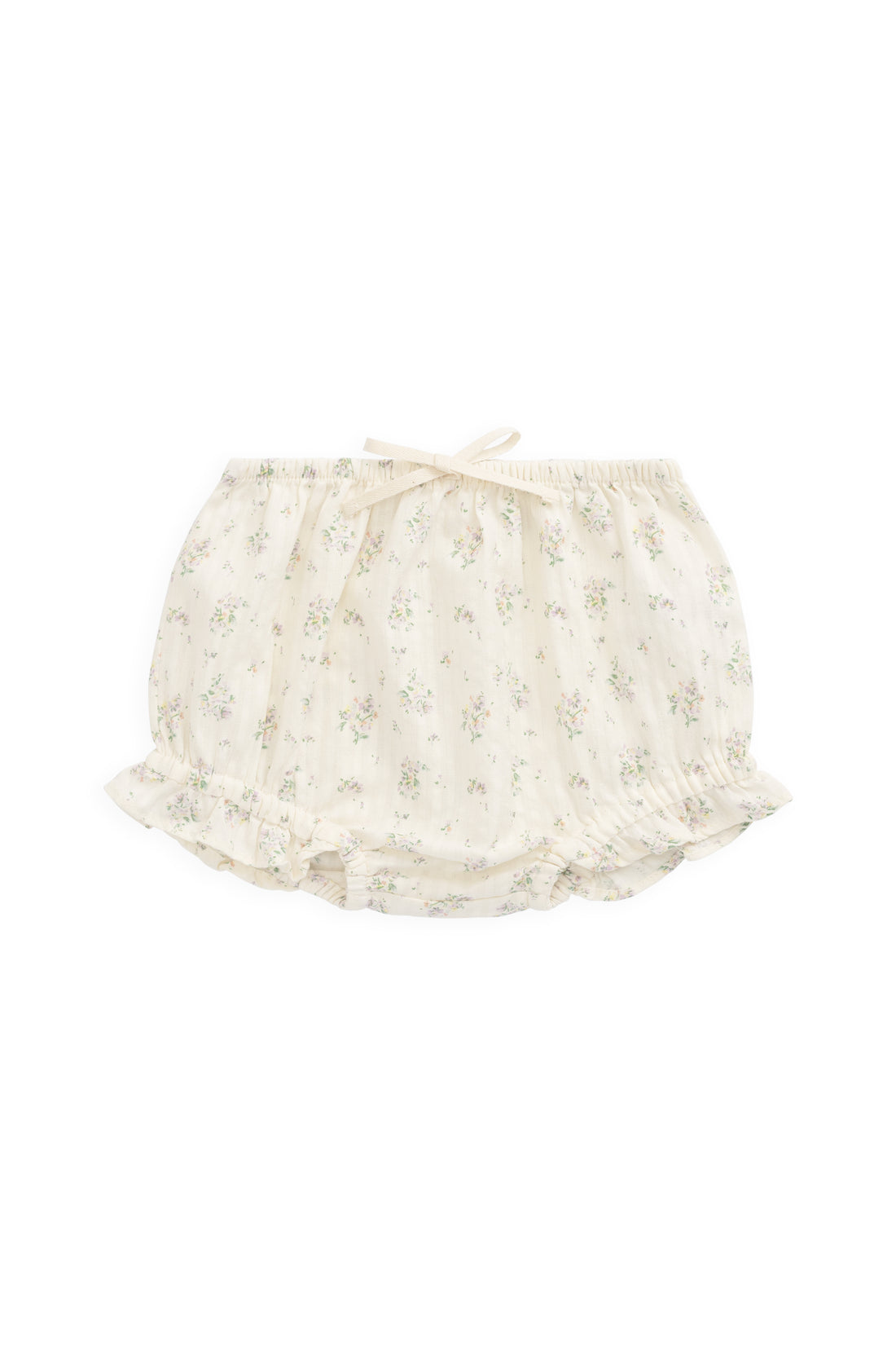 Organic Cotton Frill Bloomer - Justine Orchid Childrens Bloomer from Jamie Kay USA