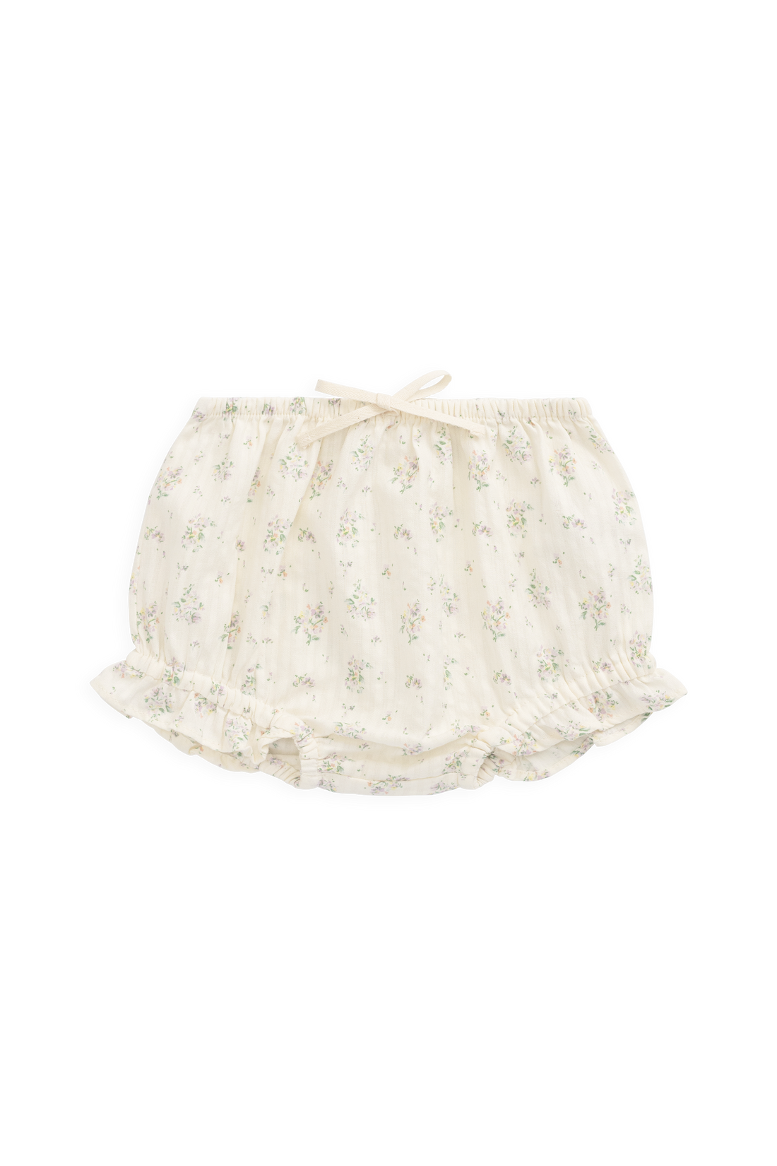Organic Cotton Frill Bloomer - Justine Orchid Childrens Bloomer from Jamie Kay USA