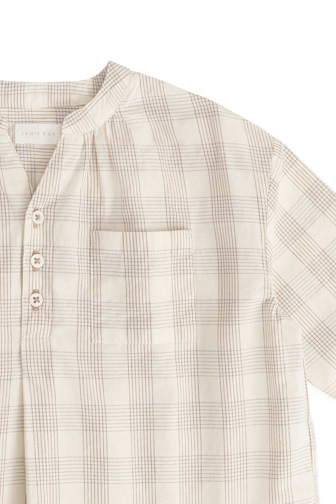 Organic Cotton Kenji Top - Joe Check Natural Childrens Top from Jamie Kay USA