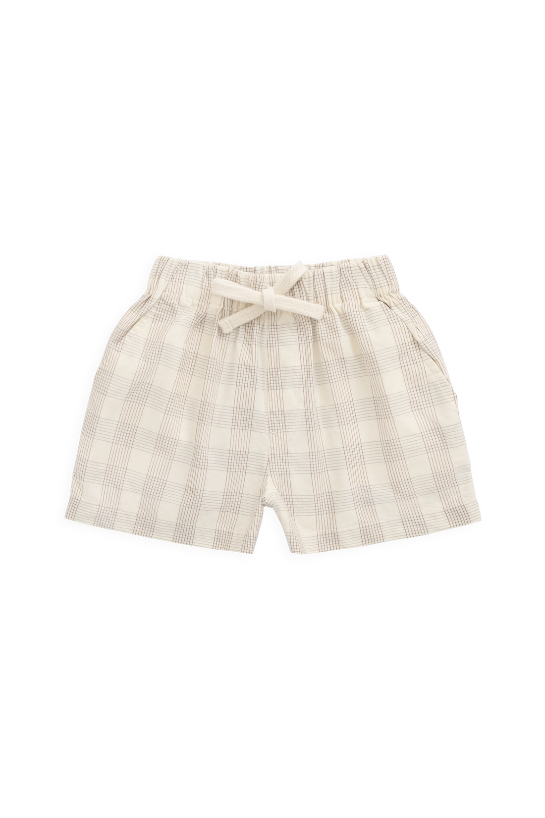 Organic Cotton Louis Short - Joe Check Natural Childrens Shorts from Jamie Kay USA