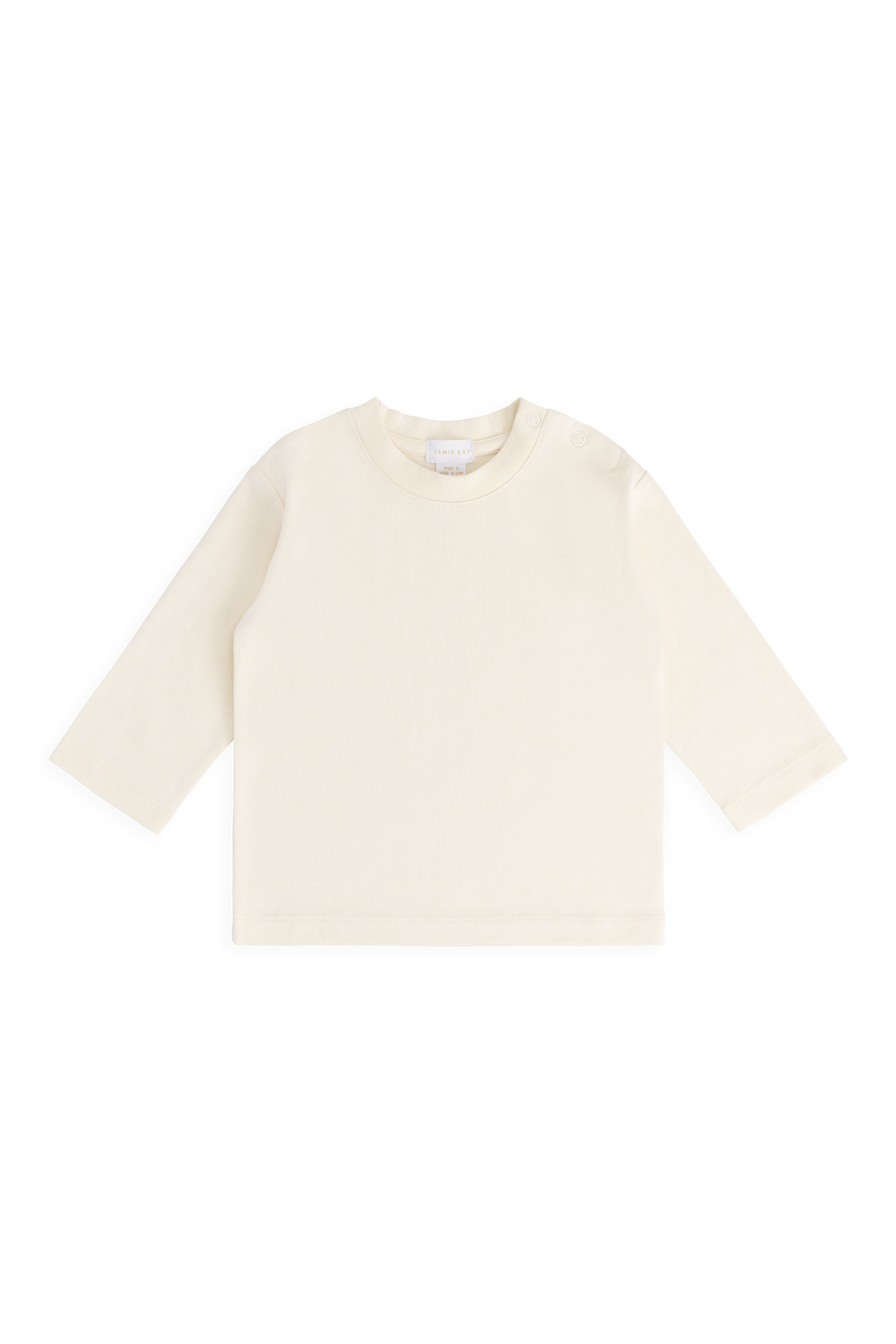 Organic Cotton Marshall Long Sleeve Top - Cloud Childrens Top from Jamie Kay USA