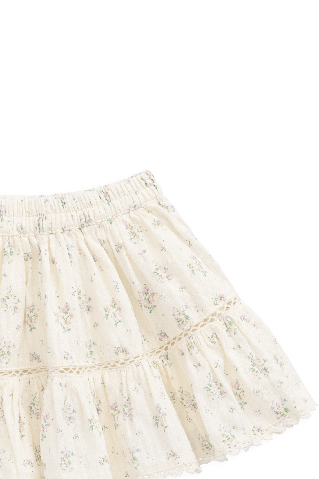 Organic Cotton Miley Skirt - Justine Orchid Childrens Skirt from Jamie Kay USA