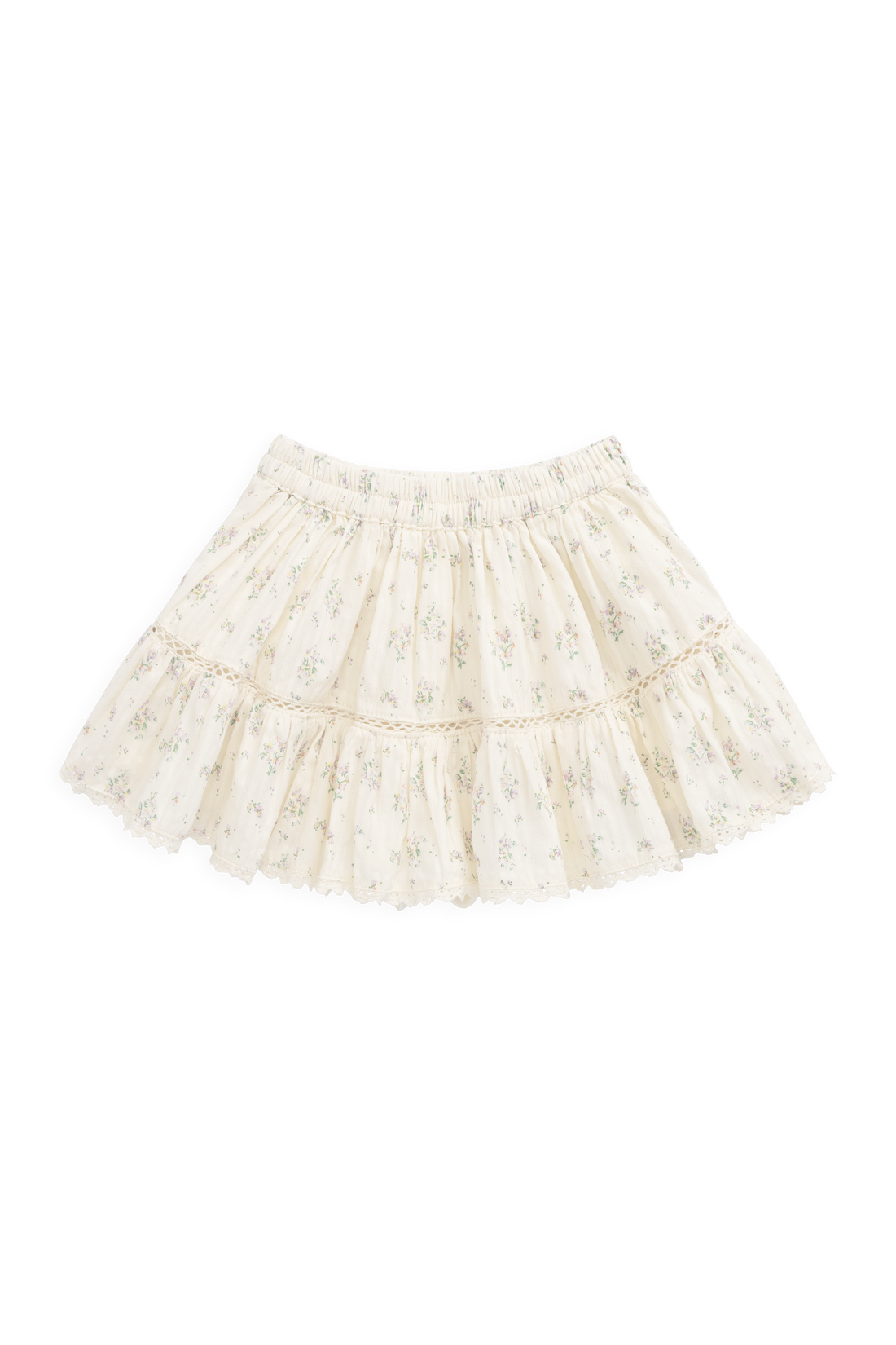 Organic Cotton Miley Skirt - Justine Orchid Childrens Skirt from Jamie Kay USA