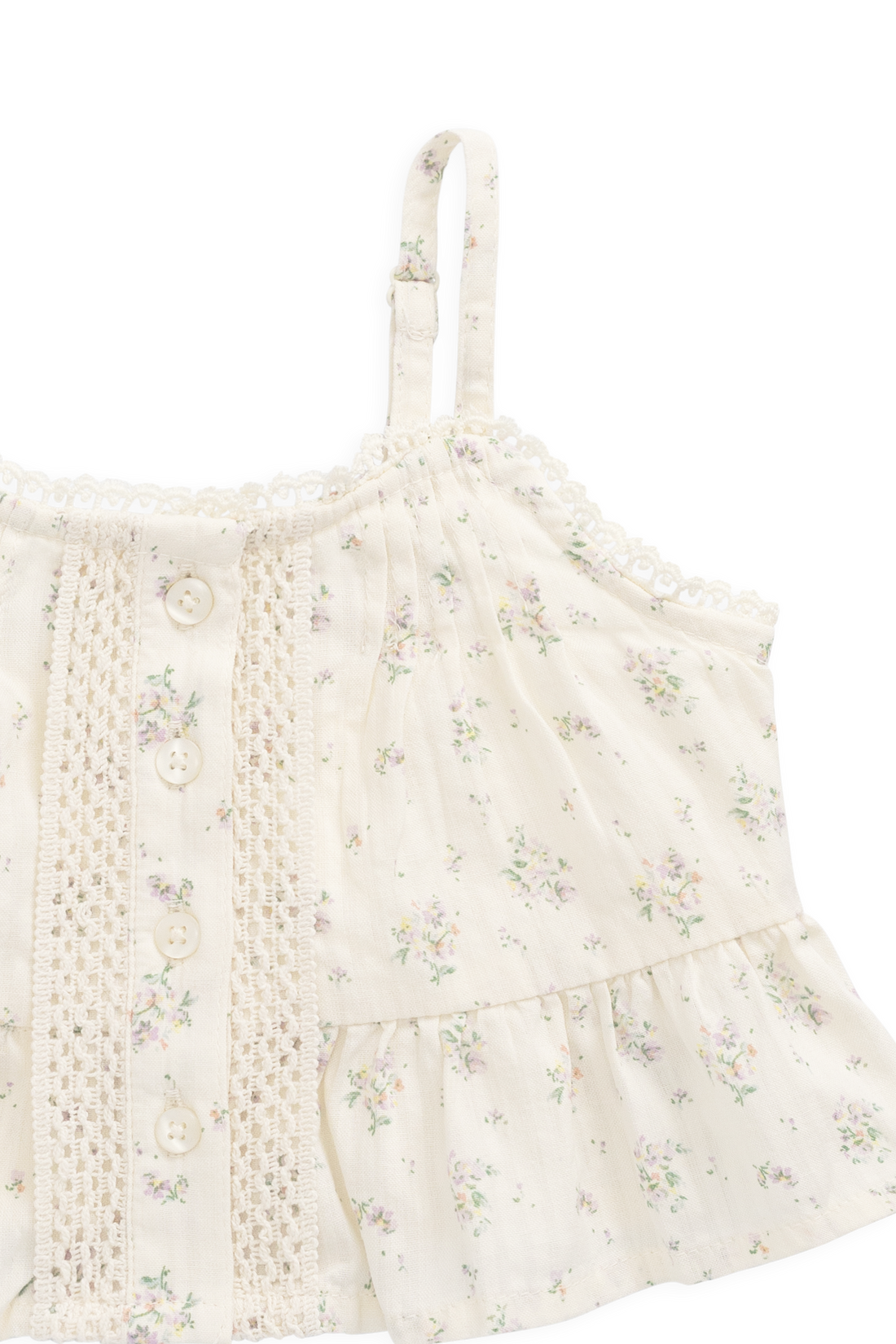 Organic Cotton Miley Top - Justine Orchid Childrens Top from Jamie Kay USA