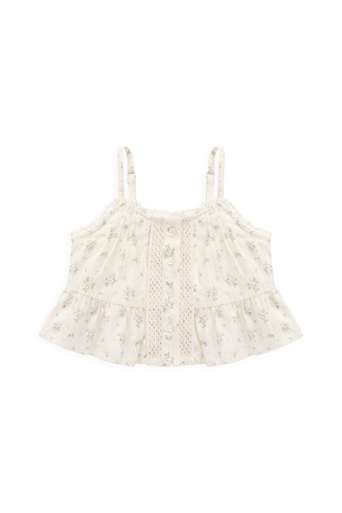 Organic Cotton Miley Top - Justine Orchid Childrens Top from Jamie Kay USA