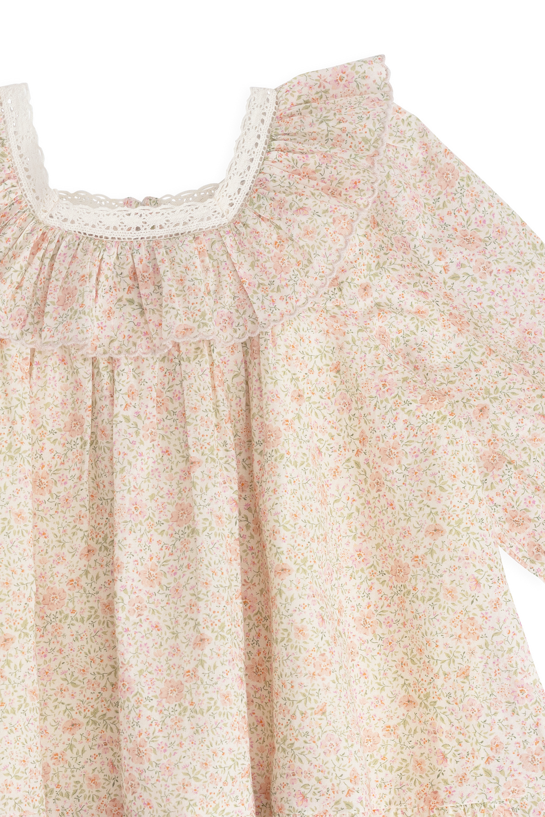 Organic Cotton Misty Dress - Flora Pink Childrens Dress from Jamie Kay USA