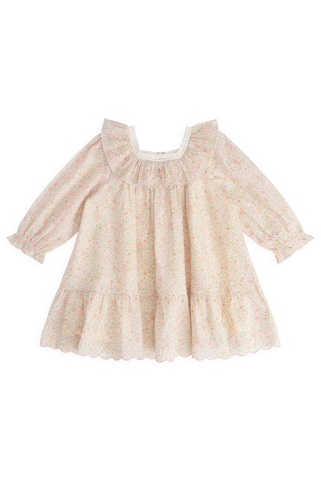 Organic Cotton Misty Dress - Flora Pink Childrens Dress from Jamie Kay USA