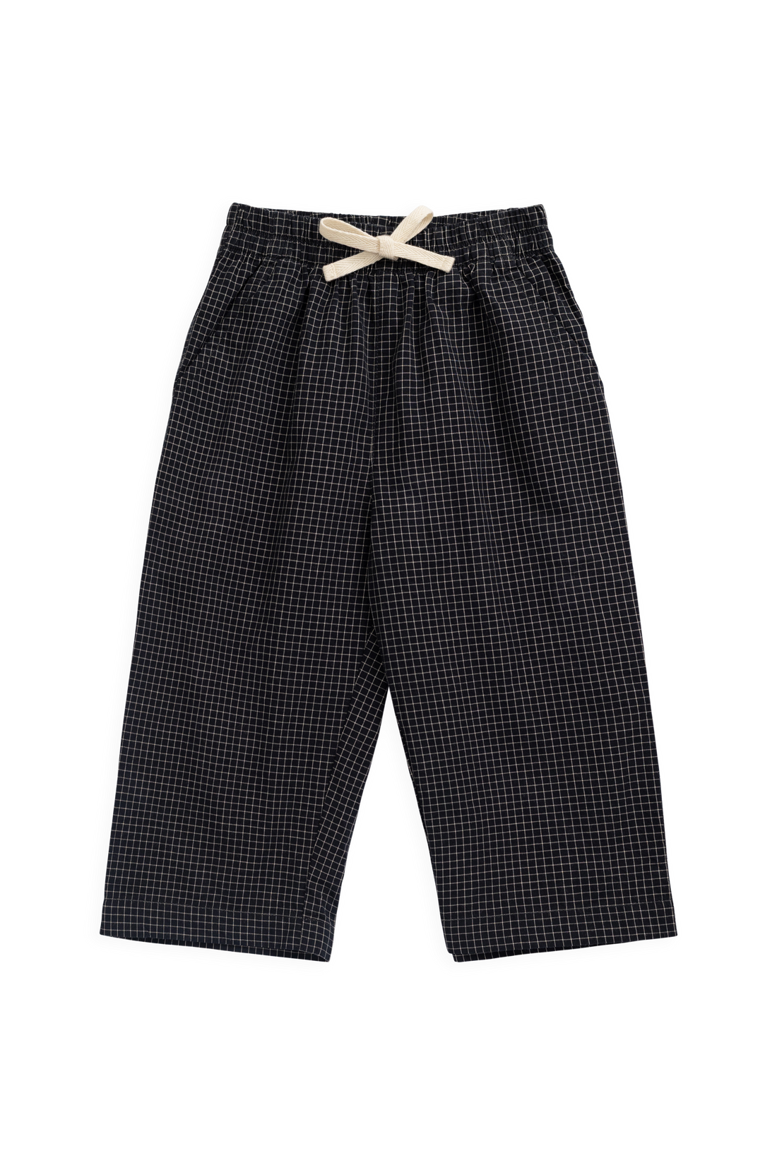 Organic Cotton Winslow Pant - Eclipse Grid Childrens Pants from Jamie Kay USA