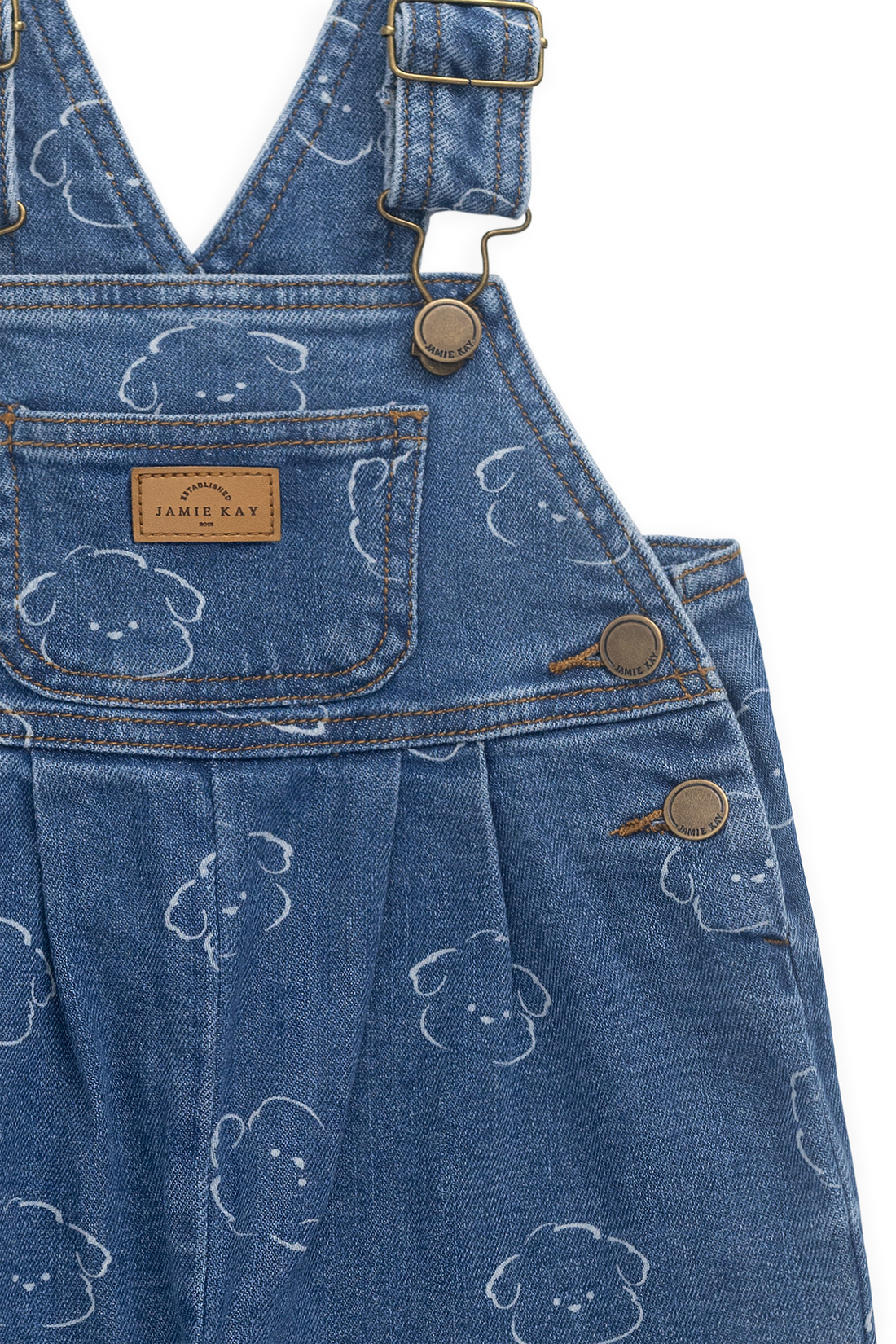 Blair Overall-Haru Denim Childrens Overall from Jamie Kay USA