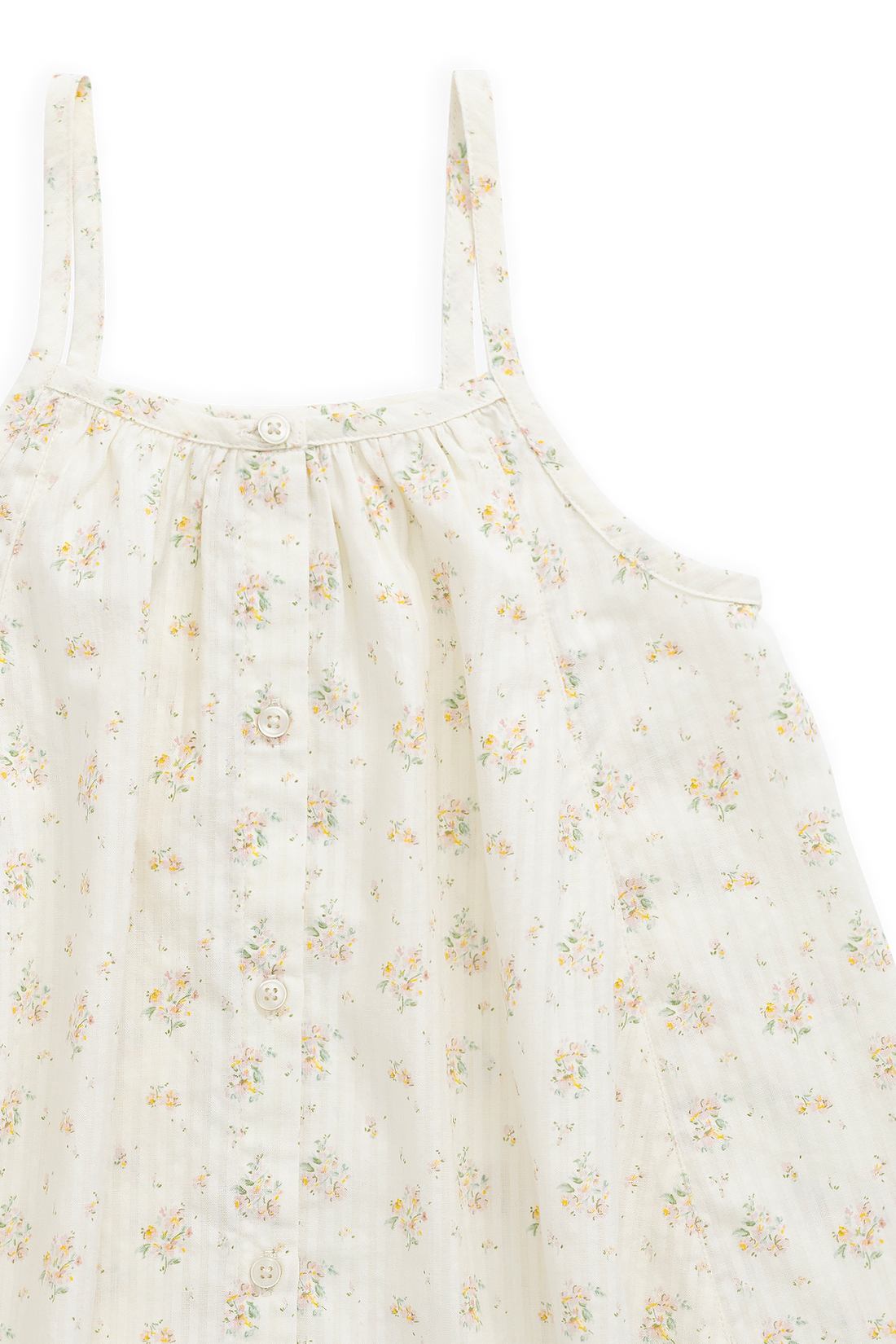 Organic Cotton Cosette Dress-Justine Parchment Childrens Dress from Jamie Kay USA