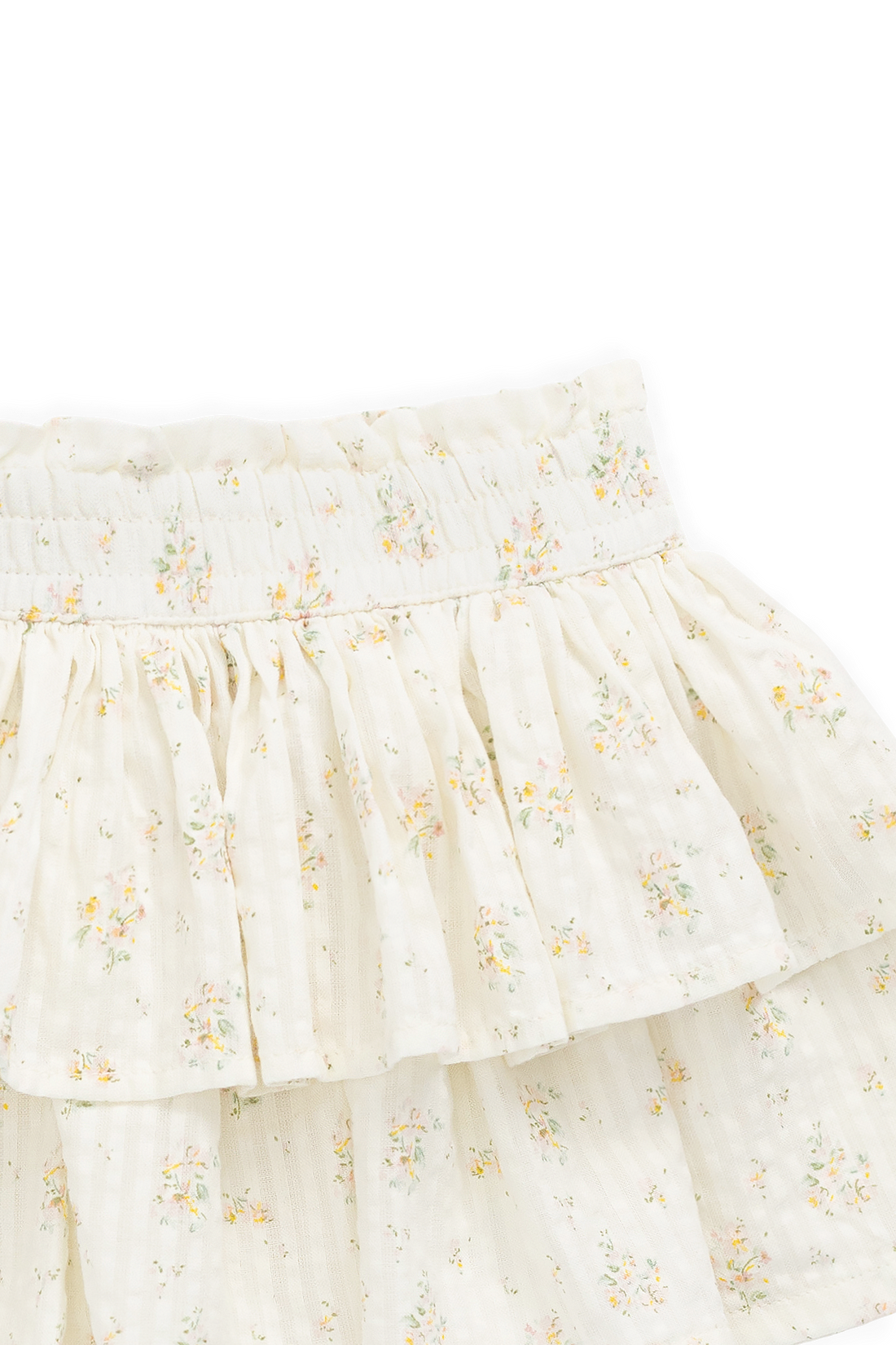 Organic Cotton Cosette Skirt-Justine Parchment Childrens Skirt from Jamie Kay USA