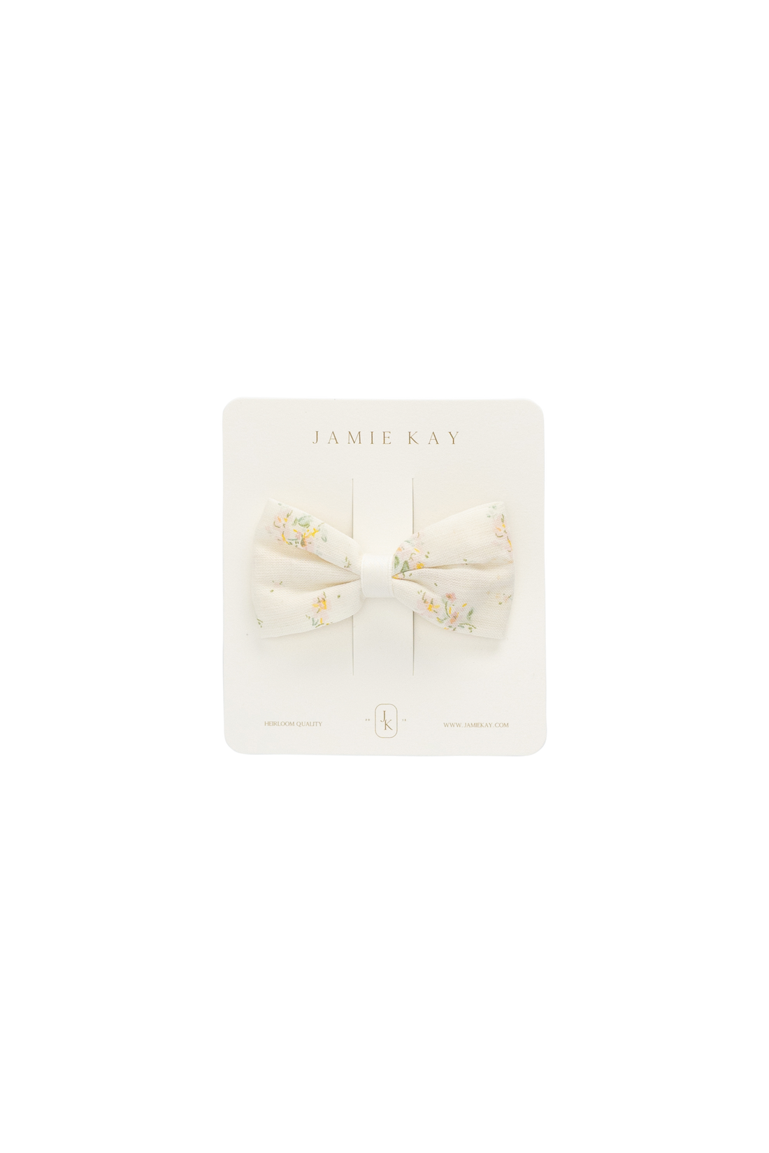 Organic Cotton Desiree Bow-Justine Parchment Childrens Bow from Jamie Kay USA