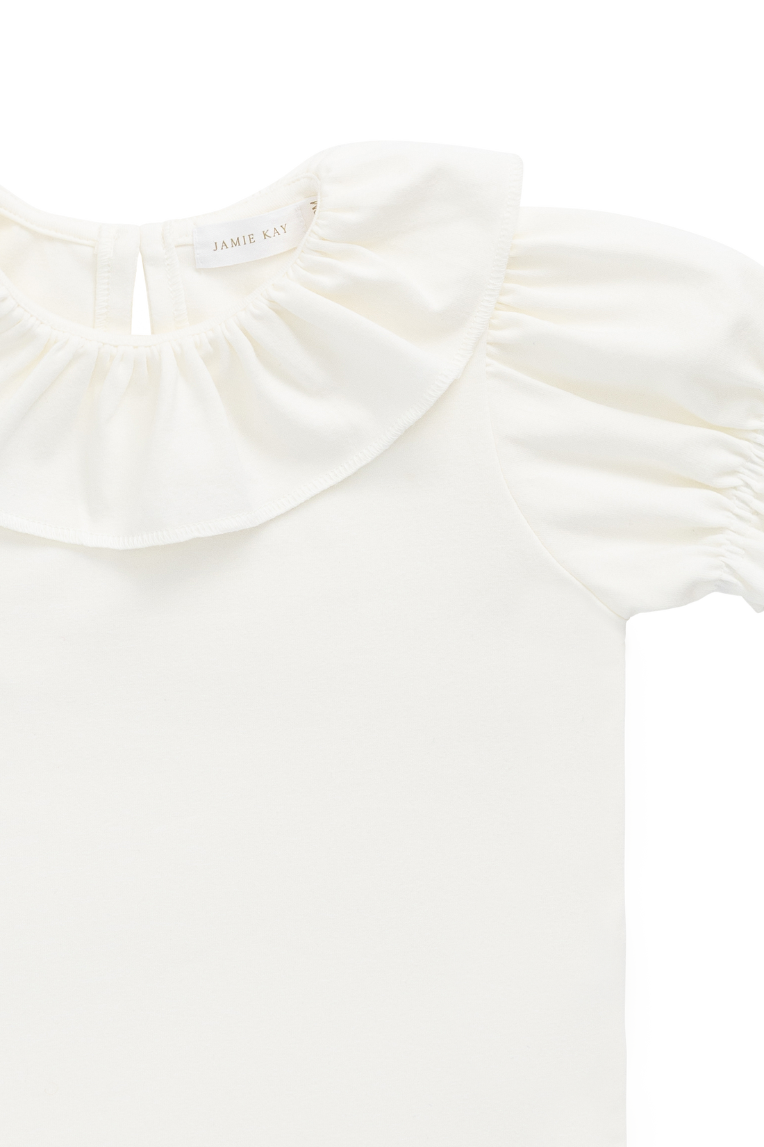 Pima Cotton Livvy Top-Parchment Childrens Top from Jamie Kay USA