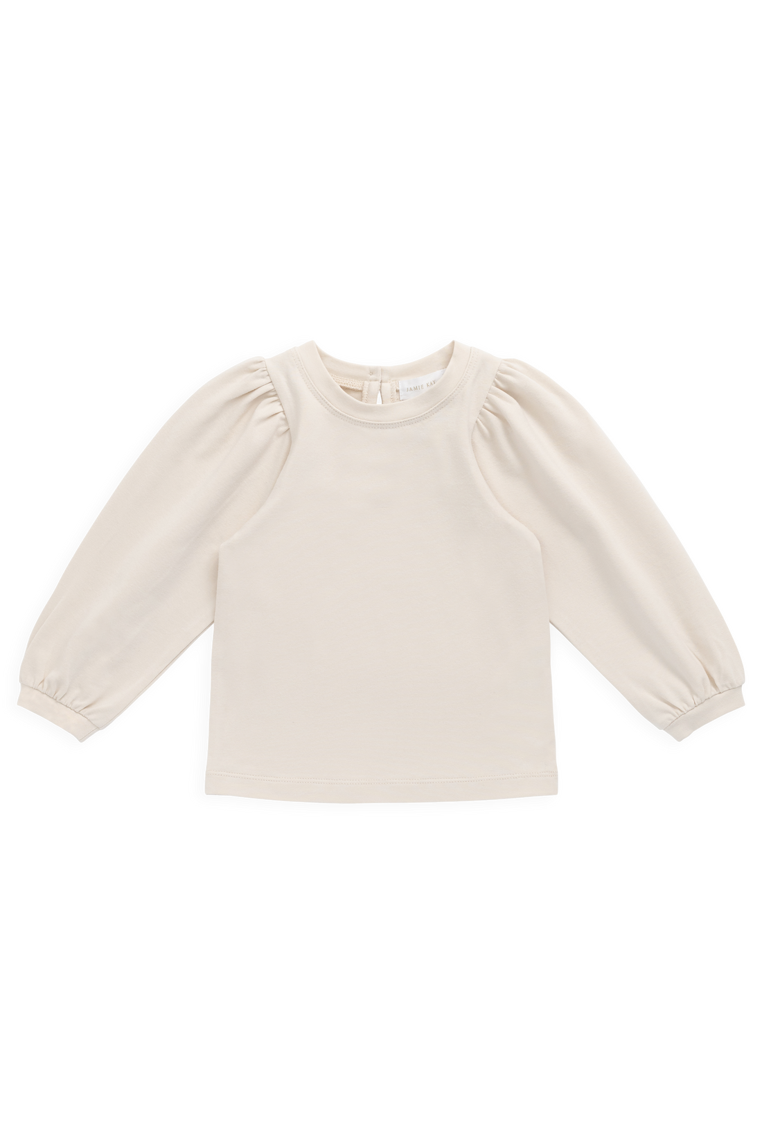 Pima Cotton Nylah Top - Vanilla Childrens Top from Jamie Kay USA