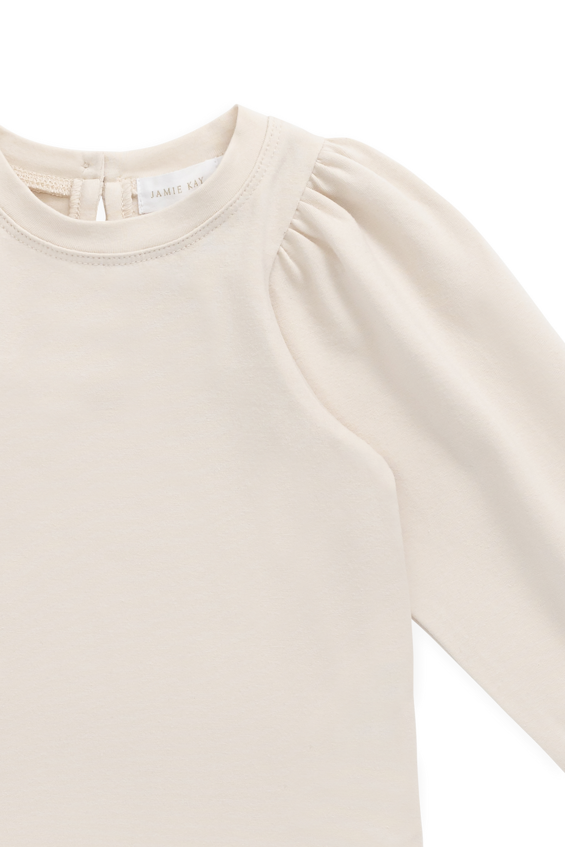 Pima Cotton Nylah Top - Vanilla Childrens Top from Jamie Kay USA
