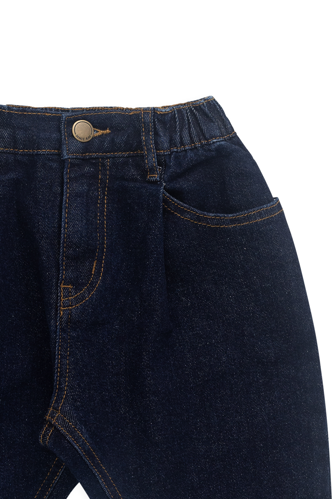 Rueben Pant-Mid Indigo Denim Childrens Pant from Jamie Kay USA