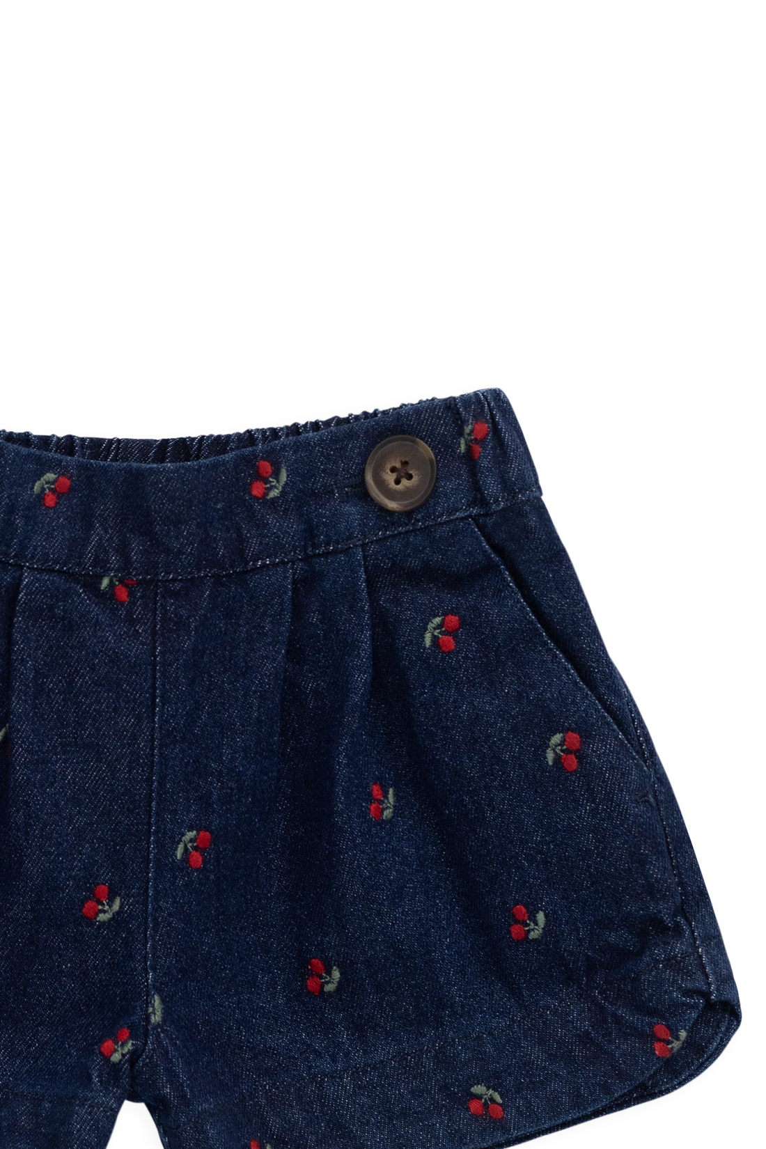 Jardine Short - Cerise Denim Childrens Short from Jamie Kay USA