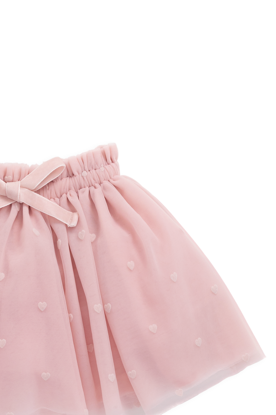 Lottie Skirt - Petite Heart Carnation Childrens Skirt from Jamie Kay USA