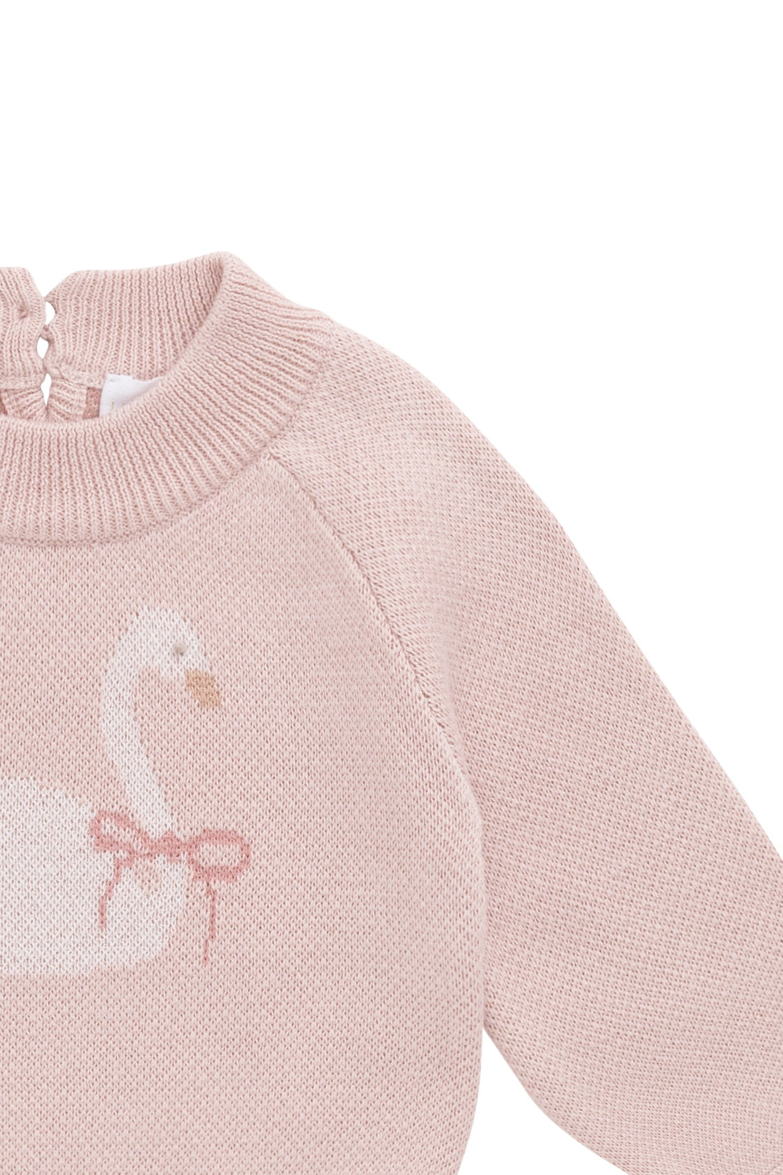 Lucinda Jumper - Swan Peach Whip Childrens Jumper from Jamie Kay USA